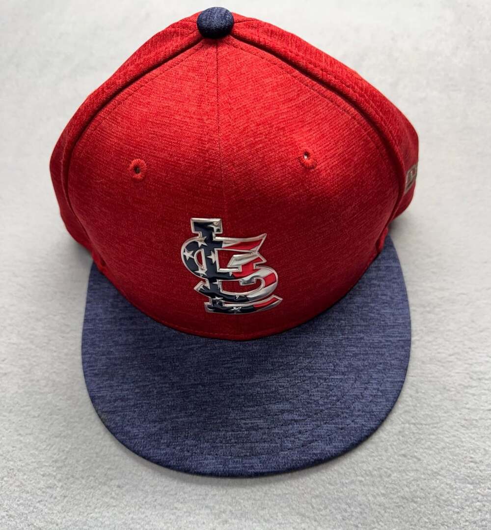 New Era St. Louis Cardinals 59FIFTY Stars & Stripes Patriotic Fitted Hat 7 5/8